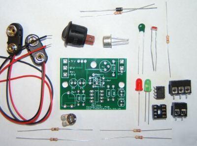 Operational amplifier comparator complete project kit