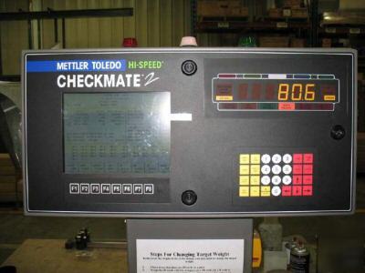 Scale beltweigher high speed checkmate mettler/toedo 