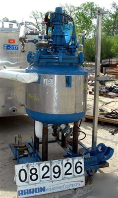 Used: dedietrich glass lined reactor, 50 gallon, 3008 g