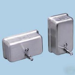 Vertical 40 oz liquid metal soap dispenser imp 4040 