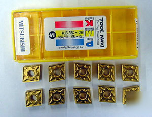 10 pcs. mitsubishi cnmg 432-ma, us 735 carbide inserts