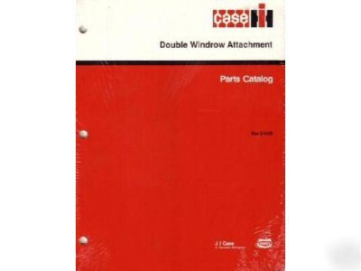 Case ih double windrow attachment parts catalog manual