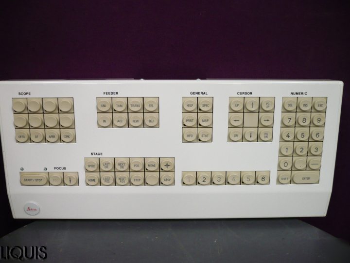 Leica microscop keyboard scope focus stage numeric