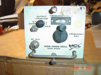 Mcl rf power signal generator plug in 400-1000 mhz 6050