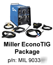 Miller econotig ac/dc tig/stick welder 30-160 amps