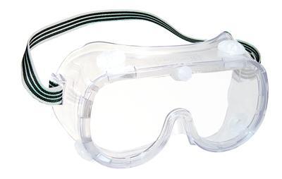 Radians clear safety glasses chemical goggles small jr