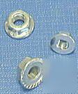 Stainless metric flange nut-- M12