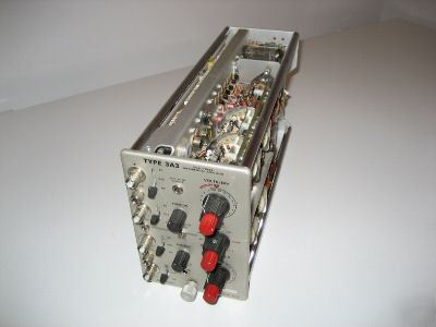 Tektronix 2A63 differential amplifier plugin 560 series