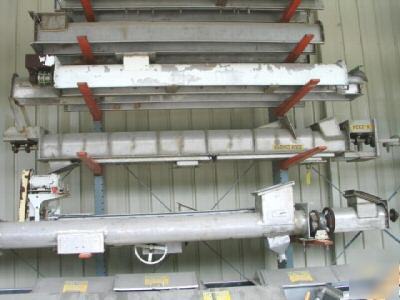 Thomas & muller ss jacketed screw auger conveyor (2969
