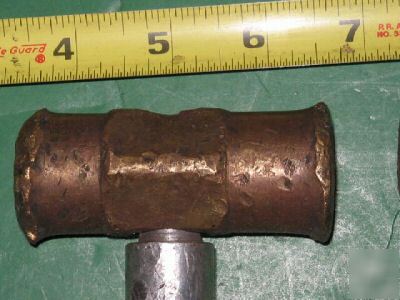 Welding hammers (copper heads) t.e.m.c.o vintage tools