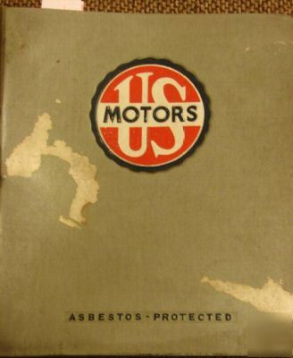 1956 u.s. motors asbestos protected product catalog