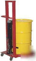 Drum jack 30 and 55 gallon plastic, steel & fiber drums