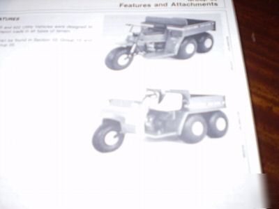 John deere AMT600, AMT622 gator tractor technical man