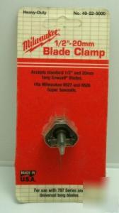 Milwaukee 49-22-5000 sawzall blade clamp kit qty = 6