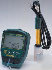 New ph meter with magnetic back - probe included 