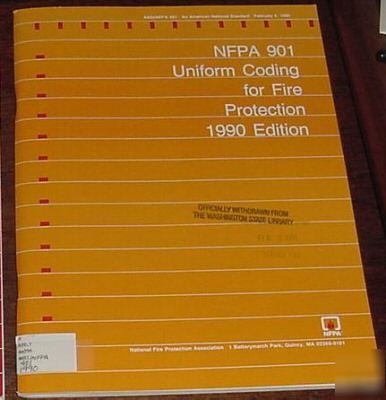 Nfpa 901 uniform coding for fire protection