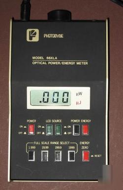 Photodyne 66XLA digital optical power/energy meter