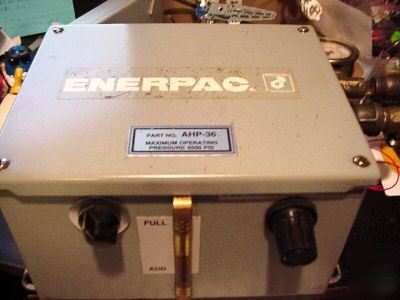 Enerpac workholding air op. hydraulic pump,cnc