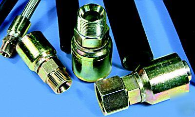 Hydraulic hose crimp fittings 1/2 id male npt-20PCS.