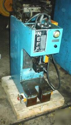 12 ton neff hydraulic trim press, 1985
