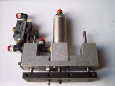 Bimba bf-091AIR cylinder MV15 roller valve smc fittings