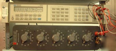 Gr general radio 1432-t resistance dec. box, calibrated