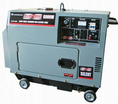 New diesel silent generator 6000 watts, 6000W, 6KW