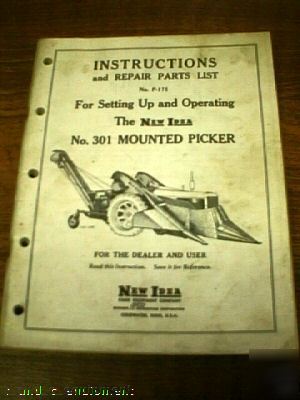 New idea 301 mounted picker operators manual no res 