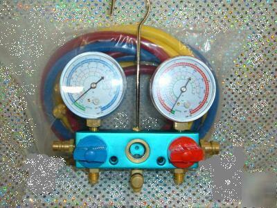 Pittstop R12 manifold gauge set - professional