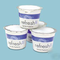 Refresh gel air freshener - 30-day - 12/box - cherry