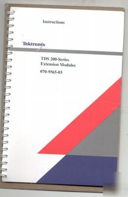 Tek TDS200 tds 200 series extension modules instruction