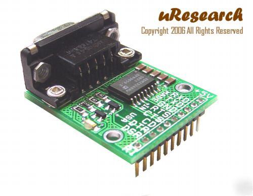 Breadboard RS232 serial uart to ttl converter adapter