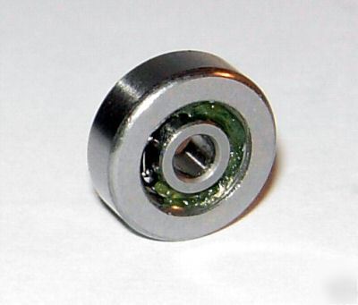 (10) R2A open ball bearings, 1/8