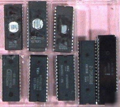 (14) vintage memory & microprocessor ics