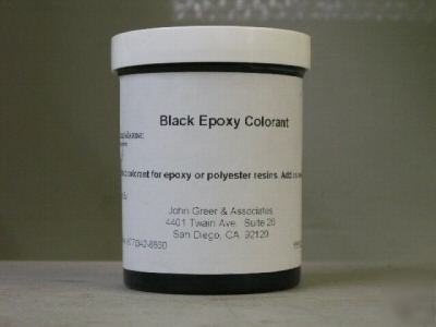 Black colorant dye pigment for epoxy resin