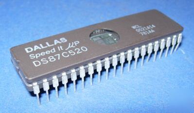 Dallas DS87C520 speed it processor ic 40-pin dip rare 