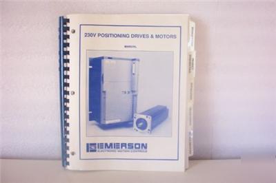 Emerson 230V positioning drivers & motors manual