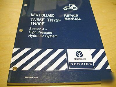 New holland TN65F TN75F TN90F hydraulic service manual