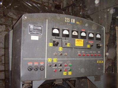 225KW generator on 12V71 detroit diesel only 895 hours