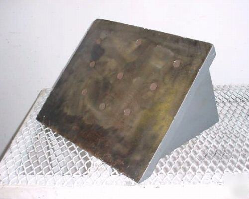 45 degree angle plate,15-5/8X18-5/8 for mill, hbm,drill