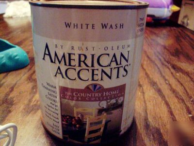 1QT rustoleum american accents paint white wash 7965 bn