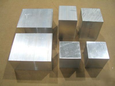 8020 aluminum solid blocks mixed lot y (6 pcs)