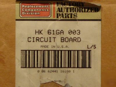 Bryant circuit board p/n # hk 61GA 003 air handler