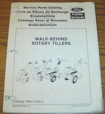 Ford 09GN-1200 to 09GN-1183 rotary tiller parts catalog