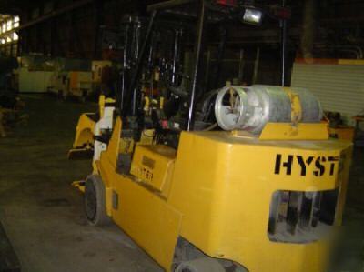 Hyster S120XLS 12,000 lb fork lift 4-way valve lpg