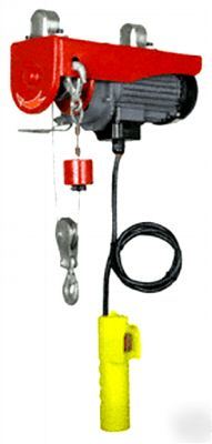 New heavy duty 220 lb/ 440 lb electric hoist & remote