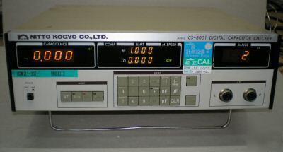 Nitto kogyo cs-8001 digital capacitor checker