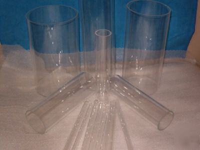 Round acrylic tubes 2 x 1-1/2 (1/4WALL) 6FT 3PC