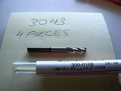 3/32 3F high performace BCMS2 coated end mill 3043 