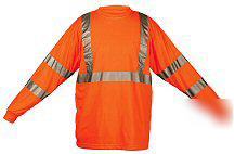 Ansi osha class 3 iii 2 ii safety shirt vest orange 4XL
